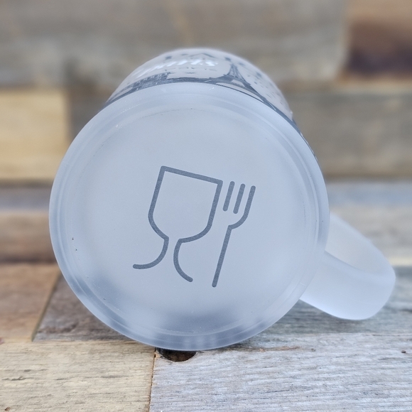 PARIS Frosted Glass Mug Tea Cup - Picture 5 of 7